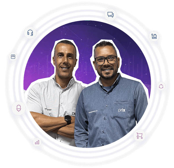 Rubens Izidio y Rodrigo Lugão en el pódcast Voces de Peso de Prix (Toledo do Brasil) sobre pesaje de camiones en América del Sur.