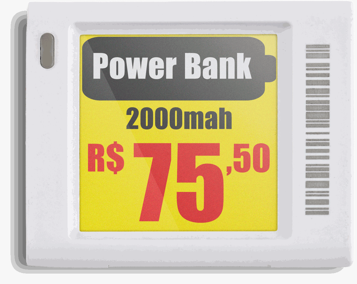 Etiqueta Eletrônica Prix Tag 1,53 polegada da Toledo do Brasil