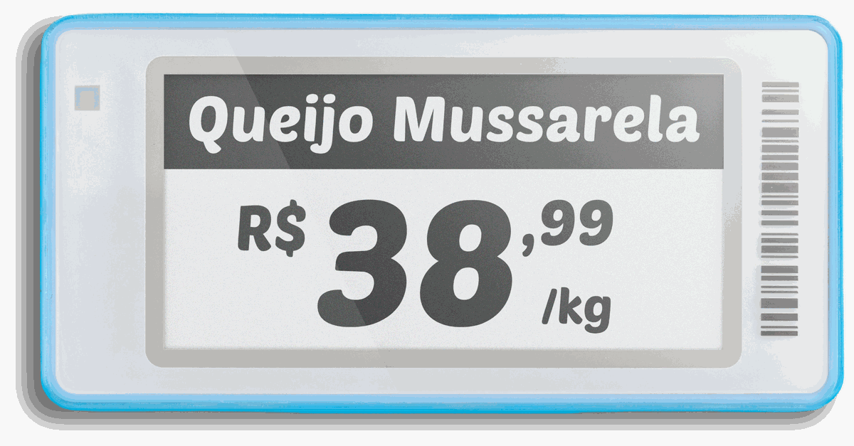 Etiqueta Eletrônica Prix Tag Freezer 2,13 polegadas da Toledo do Brasil