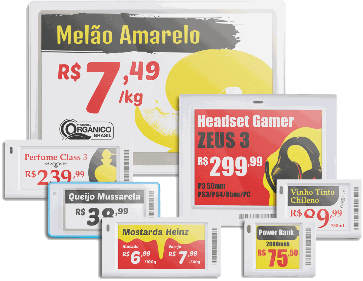 Etiquetas Eletrônicas Prix Tag