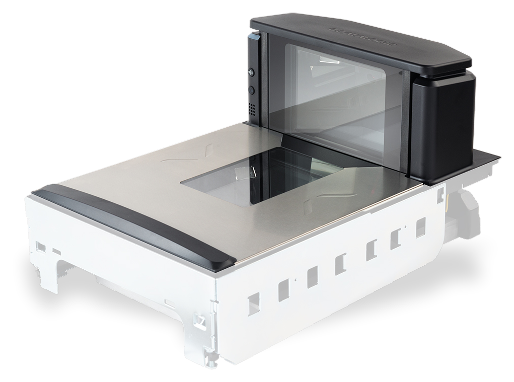 Base integrada do leitor bi-óptico Magellan 9550i para checkout com pesagem
