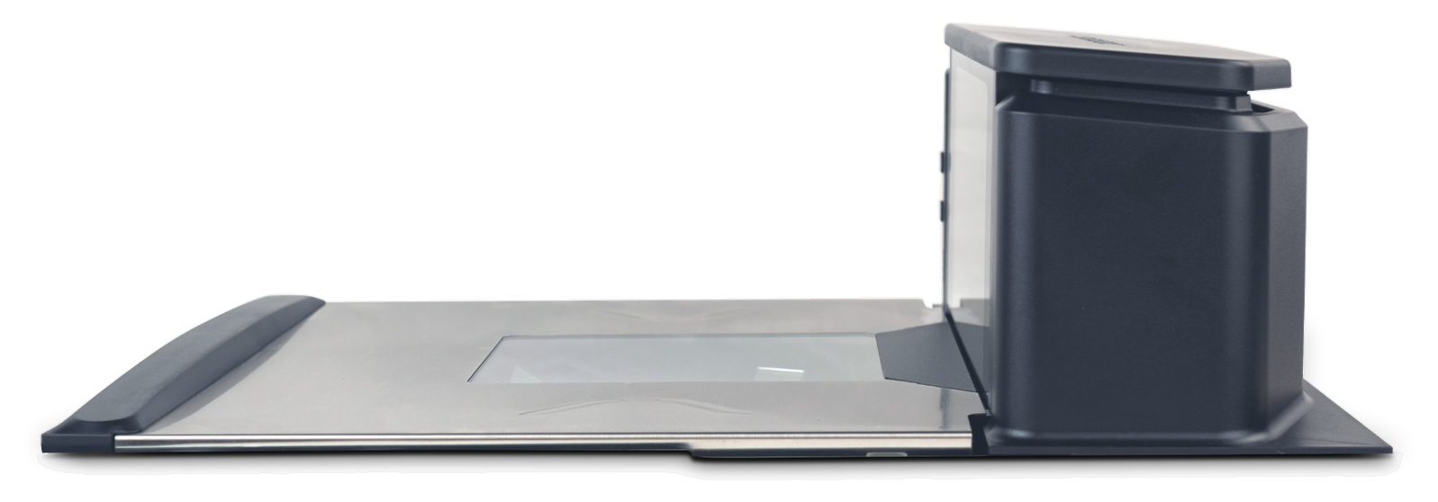 Magellan 9550i com perfil baixo e prato de pesagem para checkout