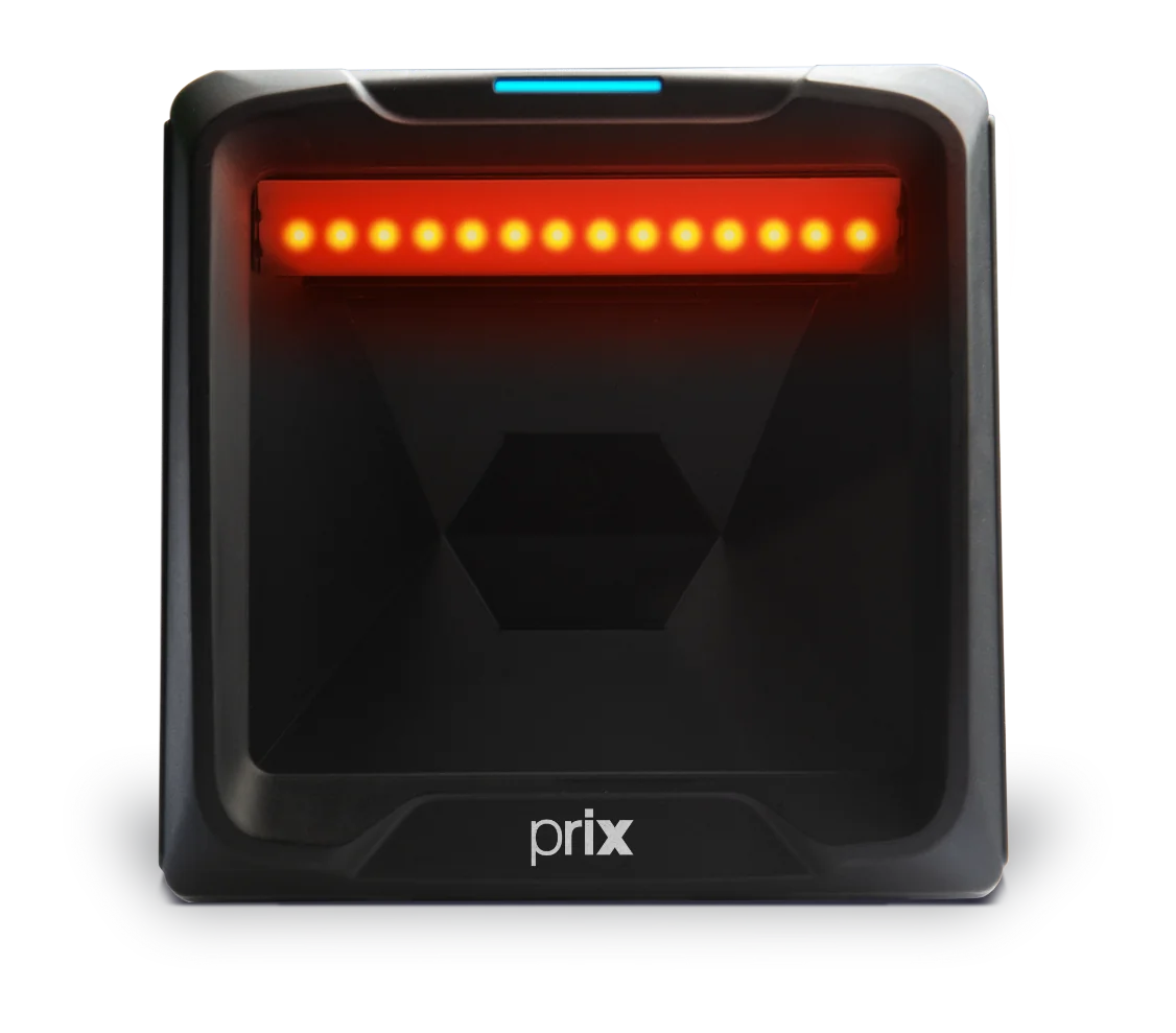Leitor vertical 2D Prix VSi 420 com iluminação LED inteligente ativa
